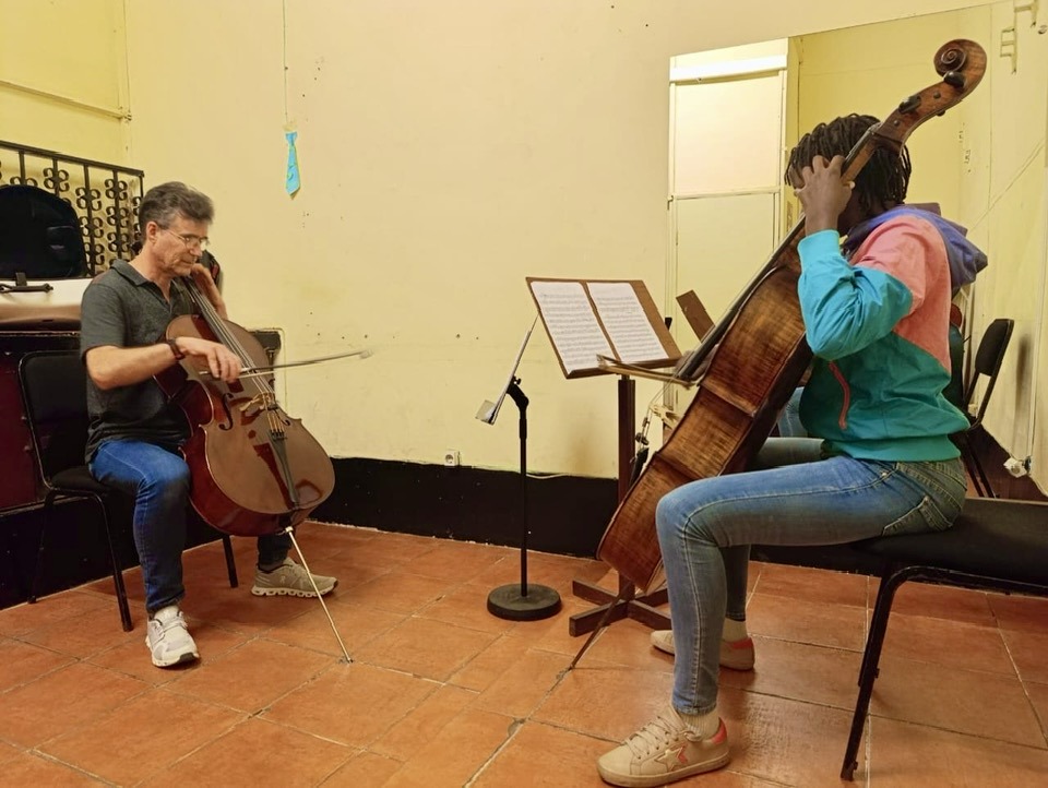 Masterclass de violoncelo com Peter Martens