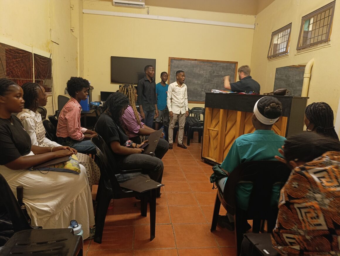 Workshop de coro com prof Zander Kritzinger