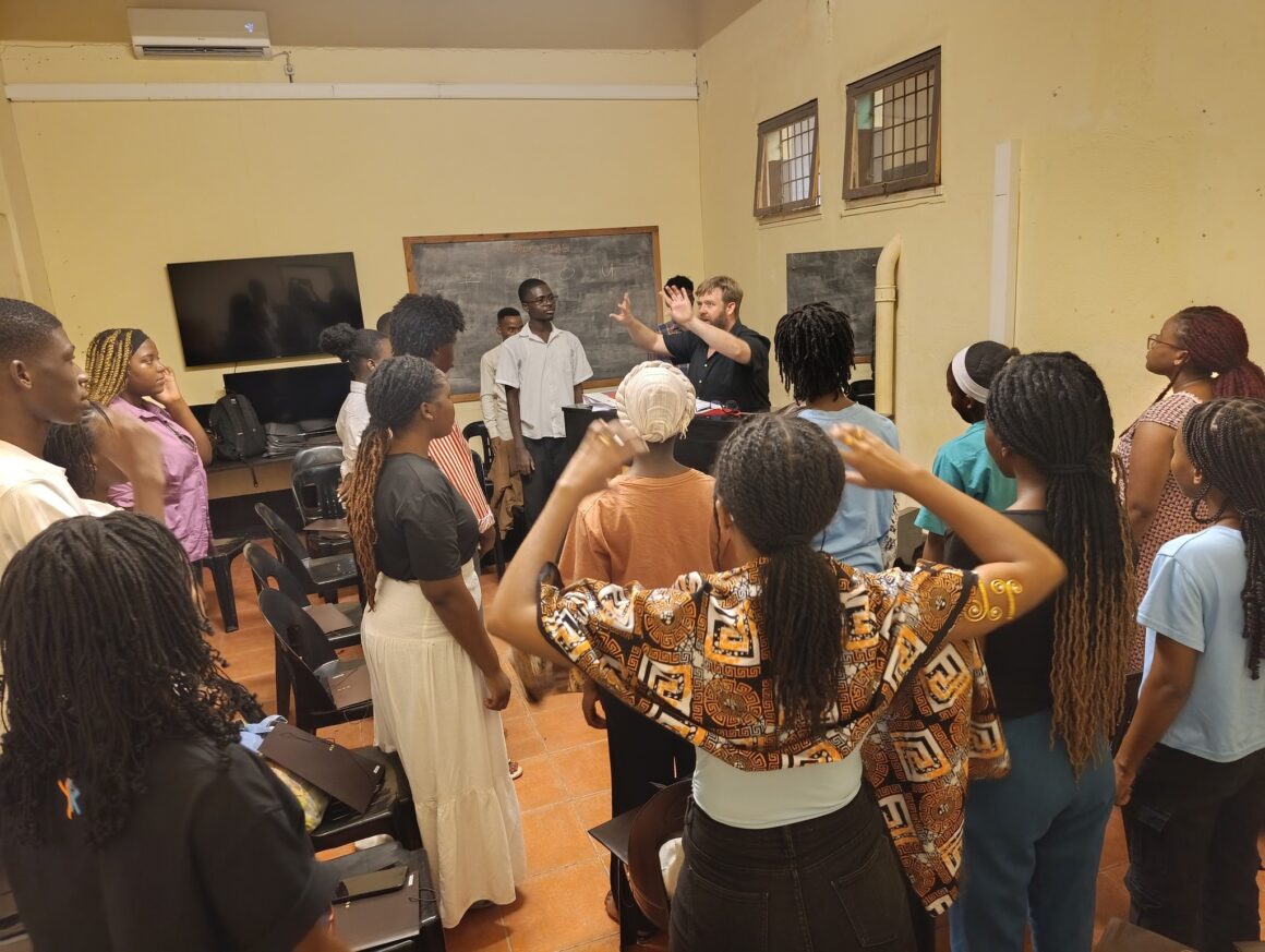 Workshop de coro com prof Zander Kritzinger