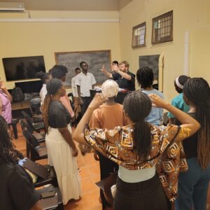 Workshop de coro com prof Zander Kritzinger
