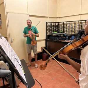 Masterclasse de violono com o professor Eliot Lawson