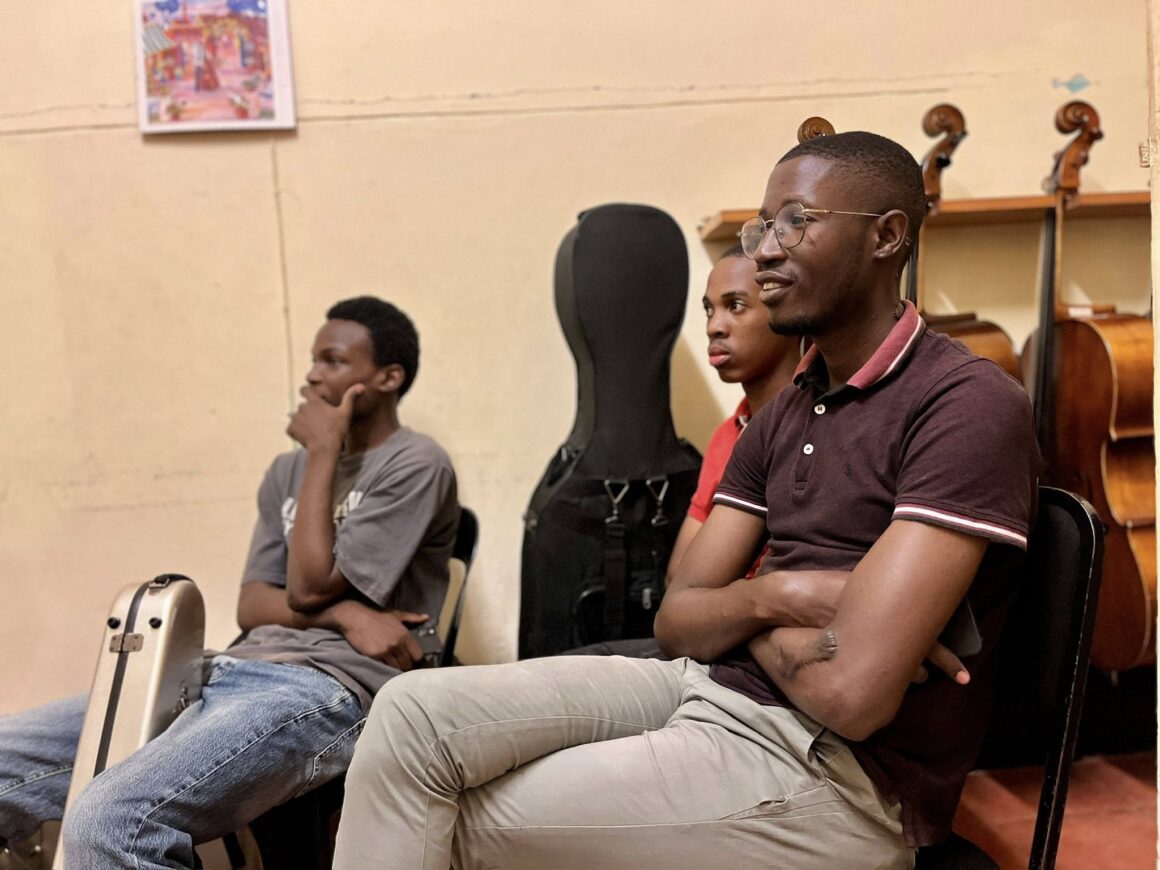 Masterclasse de violono com o professor Eliot Lawson